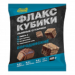 «Флакс-кубики» льняные хрустящие крекеры с кориандром и тмином 40г